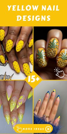 Elevate your winter style with vibrant yellow nail art that exudes a cheerful and lively energy. From glittery embellishments to delicate floral motifs, there are designs here to suit every preference and bring a touch of sunshine to your manicure look. Embrace the joyous spirit of the season by incorporating these playful and uplifting nail ideas into your beauty routine.