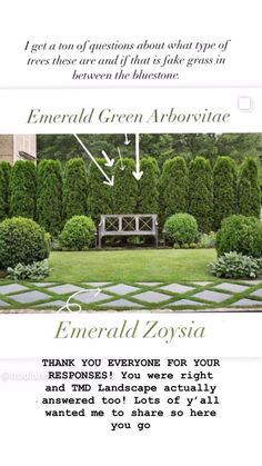 an advertisement for the emerald green arborite