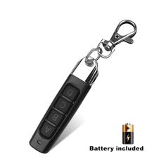 an electronic keychain with a battery included