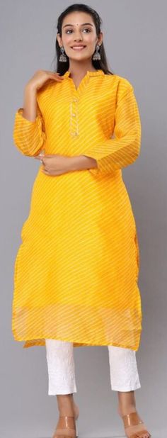 Handmade yellow kota dori kurti for women which gives you a unique look. We created this product by hand by taking a piece of raw cloth, we started designing on it. We only dealing in designingand special hand made dresses these dresses are stitched in M,L,XL,XXL. These are wearable on parties and function OR daily use. Please check my whole shop for more product Semi-stitched Yellow Kurta With Cutdana, Yellow Cutdana Semi-stitched Kurta, Yellow Cotton Silk Traditional Wear With Long Sleeves, Yellow Long Sleeve Cotton Silk Traditional Wear, Designer Yellow Kurta For Navratri, Semi-stitched Yellow Kurta With Gota Work, Yellow Anarkali Cotton Silk Kurta, Yellow Chanderi Straight Kurta Set, Yellow Churidar With Dori Work For Fashion