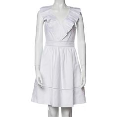 Perfect Condition Kate Spade Dress, Size 6 Dress, California Dreaming, Ruffle Dress, Ruffles, Kate Spade, White Dress, Womens Dresses, White