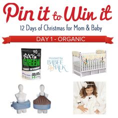 christmas gifts for mom and baby with the title pin it to win it 12 days of christmas