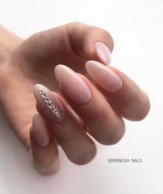 Cute Nails For Fall, Her Nails, Nail Length, Bridal Nails, Classy Nails, Rhinestone Nails, Gorgeous Nails, Perfect Nails, Nail Manicure