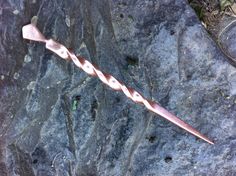 This hair stick is made of solid pure copper.The design is simple,minimalist and eye catching.It has a mirror finish.The length of the hair sick is 6.5 inches(16.5 cm) Forged Hair Pin, Celtic Hair Pin, French Hair Pin, Elk Horn Hair Stick, Metal Hair Stick, Ancient Chinese Hairpin, Minimalist Hair, French Hair, Hair Stick