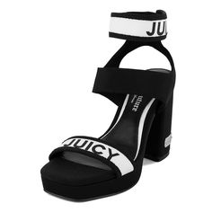 PRICES MAY VARY. Open Toe High Heel: 1" Platform, 4" Heel for style and comfort. Immerse yourself in comfort with the open-toe feature, ensuring an alluring look while maintaining a secure and breathable feel. Experience easy elegance with the gracefully designed ankle strap and chic strap closure, effortlessly enhancing the overall aesthetic. Versatile enough for any occasion, these sandals seamlessly transition from formal events to nights out, making them a wardrobe essential. Crafted with pr High Heel Dress, Open Toe High Heels, Dress Sandals, Toe Designs, Womens High Heels, Juicy Couture, High Heel, Ankle Strap, Open Toe