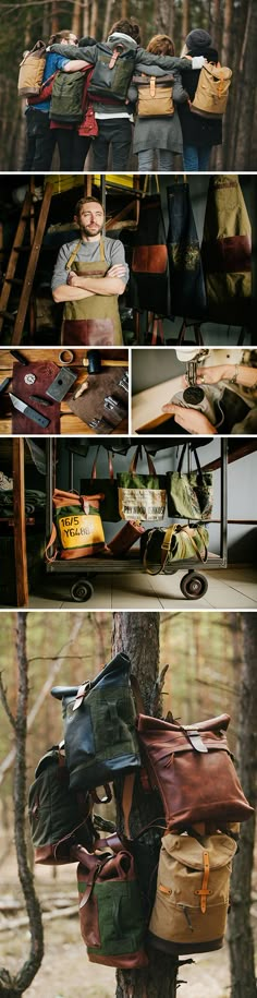 Made with vintage military surplus materials and leather, Kruk Garage’s limited-edition bags are ones you’ll want to keep for a lifetime. Read the story behind this shop on the Etsy Blog. Rugged Adventure Bag With Pockets, Vintage Adventure Bags With Leather Backing, Military Style Bags With Adjustable Strap For Daily Use, Military Style Bags With Pockets For Hiking, Military Bag, Military Style Outdoor Bag With Adjustable Strap, Military Surplus, Leather Workshop, Backpack Bag