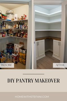 the pantry makeover before and after