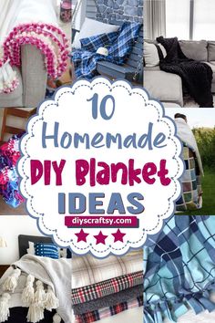 DIY Blanket Ideas Making Blankets No Sew, Easy Tie Blanket, Christmas Blankets Diy, Easy Fleece Blanket, Blanket Ideas Sewing, Diy Christmas Blanket, Diy Blanket Ideas, How To Make A Blanket