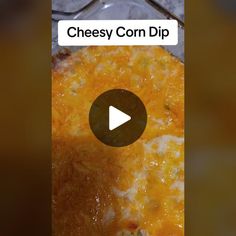 the cheesy corn dip is ready to be served in the oven or on the grill