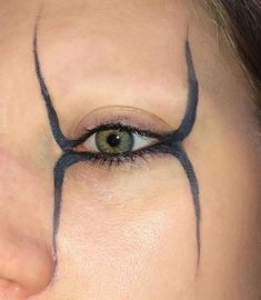 Starfish Illustration, Dazed Beauty, Punk Makeup, Show Makeup, Face Art Makeup, Swag Makeup, Edgy Makeup, Makeup Tattoos, Goth Makeup