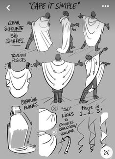 an image of different types of capes