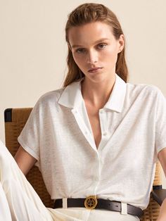 Polo Shirt Outfits, Simple Summer Outfits, Loungewear Outfits, Mood Board Fashion, Womens Blazers, Polo Shirt Women, Sweaters And Jeans, Massimo Dutti, Primavera Estate