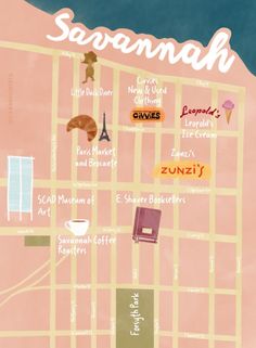 an illustrated map of the city of san francisco