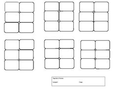 four squares are shown to show the number of squares in each area, and one is