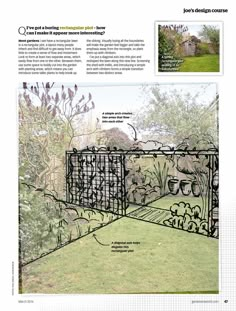 an article in the garden design magazine