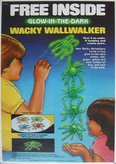 the glow - in - the - dark wacky wall crawler is on sale