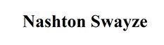 the words nashville swayze are in black and white letters on a white background