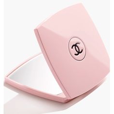 Nwt Chanel Limited-Edition Mirror Duo In Rose Ballerine. Sold Out And Not Available Anymore! Giftable Condition. Beautiful Light Pink Color ‘Ballerina’ A Limited-Edition Sleek Compact Featuring A Regular Mirror On One Side And A Magnifying Mirror On The Other. Ultra-Slim And Portable, This Elegant Accessory Is Essential For Touch-Ups Any Time Of Day. Available In 9 Chanel Colours That Have Become Codes. Channel Compact Mirror, Pink Compact Mirror, Pink Girly Accessories, Chanel Compact Mirror, Chanel Eyeliner, Rose Ballerina, Chanel Brushes, Chanel Les Beiges, School Bag Essentials