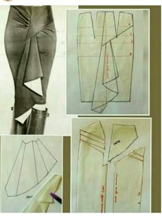 the instructions to make a skirt out of paper