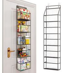 PRICES MAY VARY. Clear Design: With transparent and clear visible design, no more guessing what is in the hanging pantry organizer, easy to see the items, easy to organize intelligently, for you to quickly find and distinguish the items you need. Good Product: Transparent PVC with gray non-woven wrap, no special smell, safe for children and families. The bottom of each pocket adopts a sturdy pp backing, which flattens the bottom of each pocket to keep its shape. It will not deform when carrying Closet Organizers & Garment Racks, Organiser Son Dressing, Organiser Cucina, Wand Organizer, Pantry Organizer, Over The Door Organizer, Closet Organizing Systems, Hanging Closet, Door Organizer