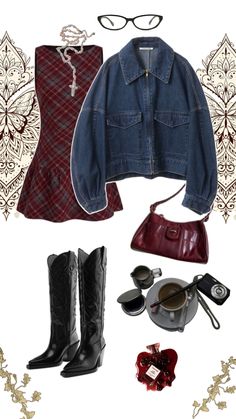 Red Cat, Closet Fashion, Lookbook Outfits, Gotham, Fitness Inspo, Fashion Inspo Outfits, Dress To Impress, Cool Outfits, Autumn Fashion