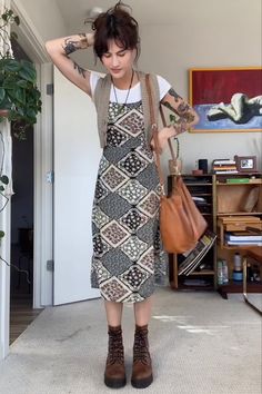 Vintage Outfit Ideas, 1950s Glamour, Mode Hippie, Outfits Modest, Earthy Outfits, 1920s Flapper, Outfit Inspo Fall, Mode Vintage