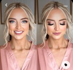 Wedding Makeup Blonde, Bridal Makeup For Blondes, Glam Bride Makeup, Wedding Makeup Blue, Wedding Makeup For Blue Eyes, Wedding Eyes, Maquillage On Fleek, Wedding Guest Makeup, Wedding Eye Makeup