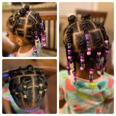 Toddler Hairstyles Girl African American Braids With Beads, Toddler Beaded Hairstyles For Kids, Bead Hairstyles For Kids Natural, Toddler Girl Hairstyles African American, African American Toddler Hairstyles, Toddler Hairstyles Girl African American, Hairstyle Twist, African American Girl Hairstyles, Black Toddler Hairstyles