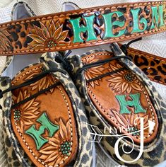 Custom Leather Hey Dudes, Leather Hey Dudes, Belt Ideas, Leather Goods Handmade, Custom Leather Work, Custom Leather Belts