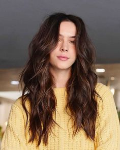 Layers On Long Hair, Naturally Wavy Hair Cuts, Long Wavy Haircuts, Layered Curly Hair, Thick Wavy Hair, Hair Cut Ideas, Wavy Haircuts, Natural Wavy Hair