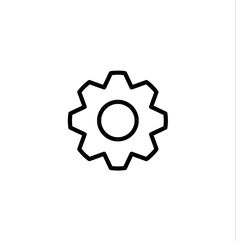 a black and white image of a cogwheel