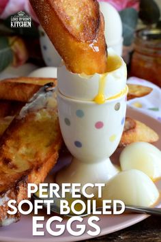 Just because something is old fashioned, doesn't mean it's not still great! Soft Boiled Eggs for breakfast is a timeless classic! These are what I crave for breakfast on a cold, winter morning served with buttery toast and lots of hot coffee!