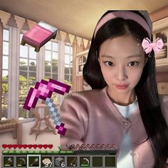 jennie blackpink minecraft icons  | @/vvernorrexia on tele Jennie Icons Cool, Kpop Minecraft, Icons Minecraft, Jennie Foto, Kpop Pfp, Pink Songs, Jennie Icon, Kpop Entertainment, Role Model