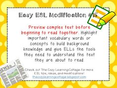 a yellow and white polka doted background with the words easy esl motification