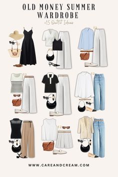 Old Money Look, Old Money Summer, Money Clothing, Elegant Summer Outfits, Money Clothes, Classy Summer Outfits, Chic Outfit Ideas