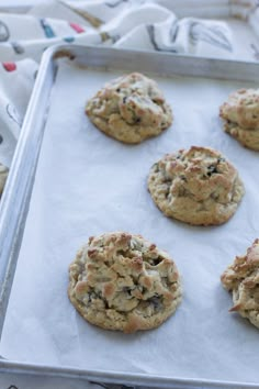 freshly baked cookies on a baking sheet ready to go into the oven