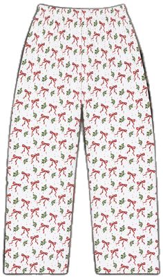 Christmas Pajama Party Sleepwear Long Pants, Casual Holiday Sleepwear With Long Pants, Christmas Bedtime Long Bottoms, Casual Christmas Bedtime Pants, Casual Christmas Holiday Pants, Christmas Holiday Sleepwear With Long Pants, Christmas Holiday Long Pants Sleepwear, Cotton Pants For Christmas Loungewear, Casual Christmas Loungewear Bottoms