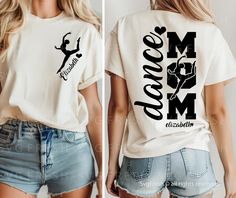 Dance Shirts Ideas, Dance Mom Svg, Dance Team Shirts, Dance Essentials, Dance Store, Dance Mom Shirts, Teaching Outfits, Shirts Pillows, Team Mom