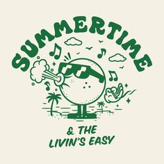 the logo for summertime and the livn's easy