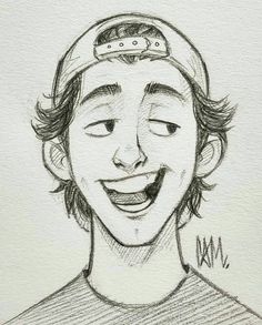 a drawing of a man with a crown on his head