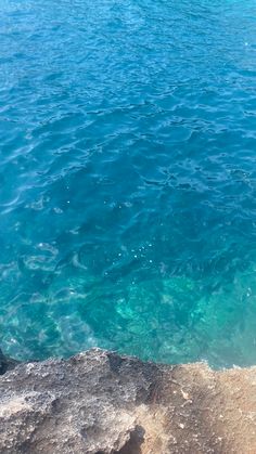 the water is crystal blue and clear, but it doesn't look like any other color