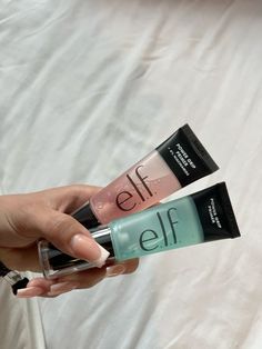 Mattifying primer is great for oily skin and combination skin.  -Gel primer formula grips makeup. -Gives skin a long-lasting, naturally dewy finish. -Translucent finish gel primer works on all skin tones. -Non-comedogenic. Elf Primer Aesthetic, Elf Pink Primer, Elf Skincare Aesthetic, Elf Makeup Routine, Brandy Makeup, Primer Aesthetic, Elf Makeup Products, Elf Setting Spray, Primer Elf