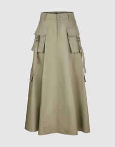 Utility Skirt, Cotton Blends Dress, Sewing Skirts, Cargo Skirt, Skirt Fits, Edwardian Fashion, Straight Skirt, Cute Skirts, Skirt Fashion