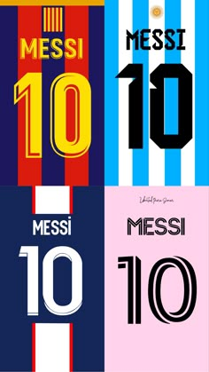 the number ten elevens in different colors and numbers are shown on each side of this poster