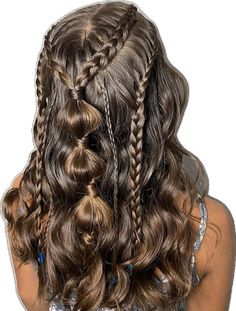 Pirate Braids Hairstyles, Gladiator Hairstyles Women, Warrior Princess Hairstyles, Huntress Hairstyles, Crazy Hairstyles For Long Hair, Jeweled Hairstyles, Renisance Hair Ideas, Fairy Tail Hairstyles, 70s Hippie Hairstyles