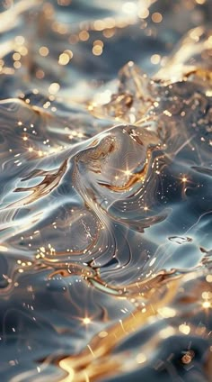 an image of water that looks like it is floating in the air