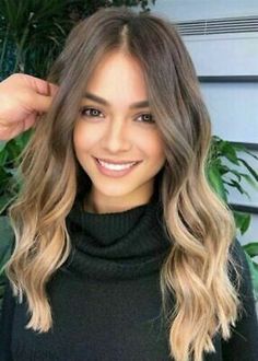 Brown Hair With Blonde Highlights, Hair Color Light Brown, Wavy Hairstyles, Brown Hair Balayage, Ombré Hair, Brown Blonde Hair, Ombre Hair Color, Brown Hair With Highlights, Hair Color Balayage