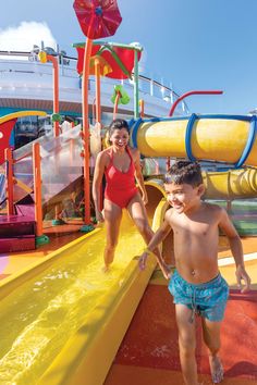 Ovation of the Seas | Make a splash with the whole family on Royal Caribbean’s Ovation of the Seas.  Be sure to stop by our kids-only waterpark, Splashaway Bay, to make core memories and have fun in the sun.