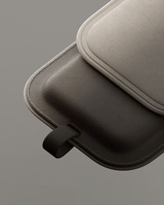 a close up of a seat cushion on a car