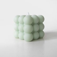 a candle that is sitting on a table